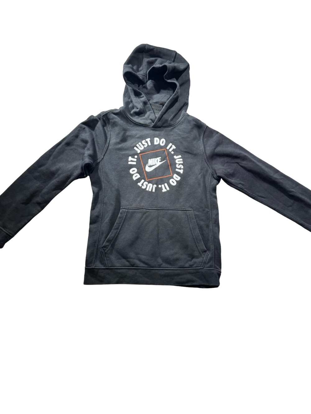 Nike Hoodie and Sweatpants Set Kids M Black Good Just Do It Graphic Joggers